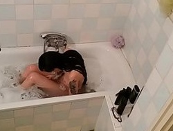 Hidden cam in a sustenance legal age teenager girls bathroom pt1 HD