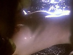 Busty female officer got fucked by be transferred to Giant space maggot (including shots deleted from be transferred to official movie)
