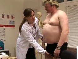 British cfnm nurses wanking silk-stocking load of excrete in doctors office