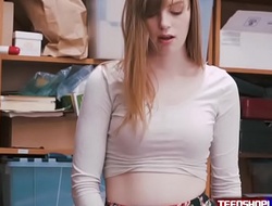 Legal age teenager Shoplyfter Stripdowns and Fucks Loss Prevention Functionary